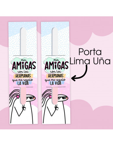 Porta Lima de uñas día del amigo