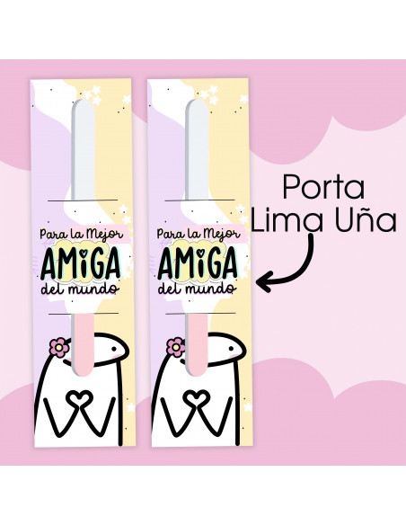 Porta Lima de uñas día del amigo