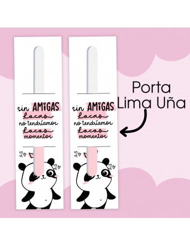 Porta Lima de uñas día del amigo