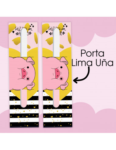 Porta Lima de uñas día del amigo