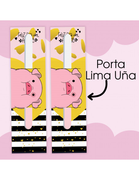 Porta Lima de uñas día del amigo