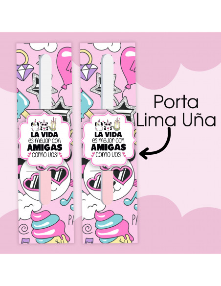 Porta Lima de uñas día del amigo