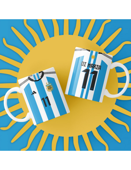 Camiseta Selección Argentina 2022 taza