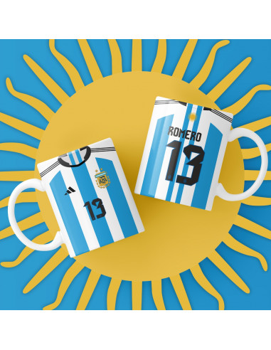 Camiseta Selección Argentina 2022 taza Camiseta Selección Argentina 2022 taza