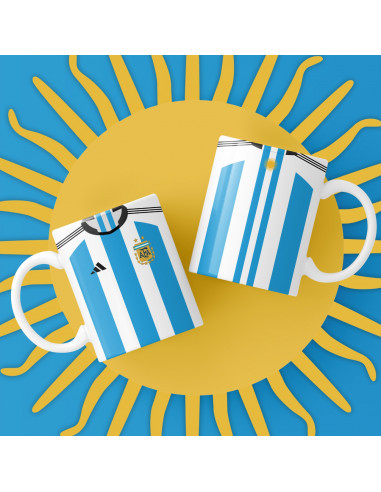 Camiseta Selección Argentina 2022 taza Camiseta Selección Argentina 2022 taza