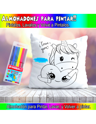 ALMOHADONES PARA COLOREAR