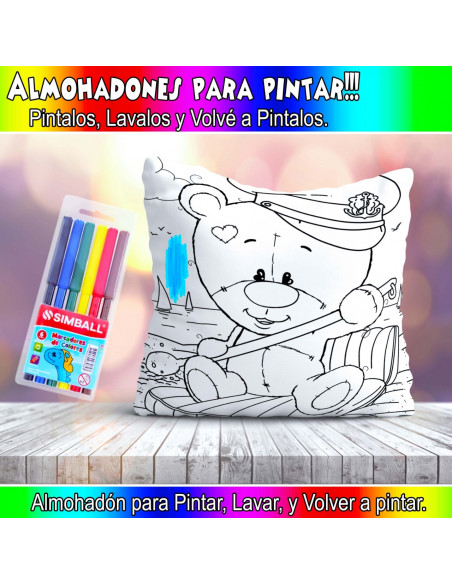 ALMOHADONES PARA COLOREAR