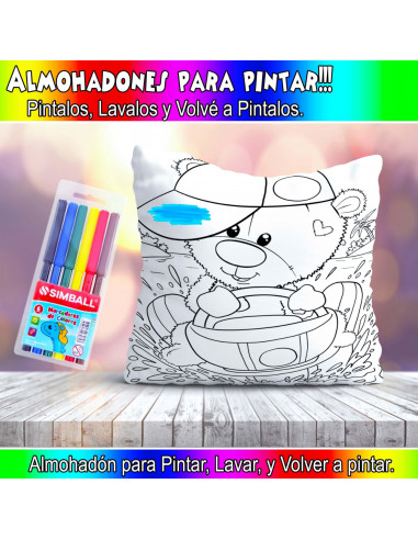 ALMOHADONES PARA COLOREAR