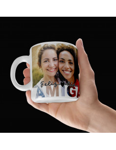 Taza foto día del amigo