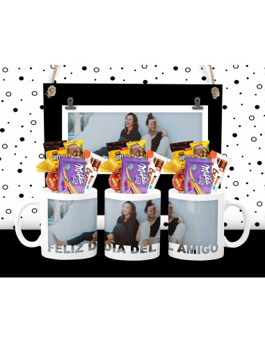 Taza foto día del amigo