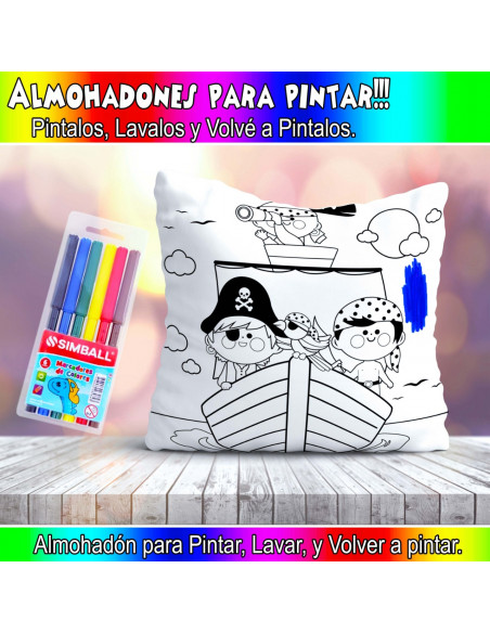 ALMOHADONES PARA COLOREAR