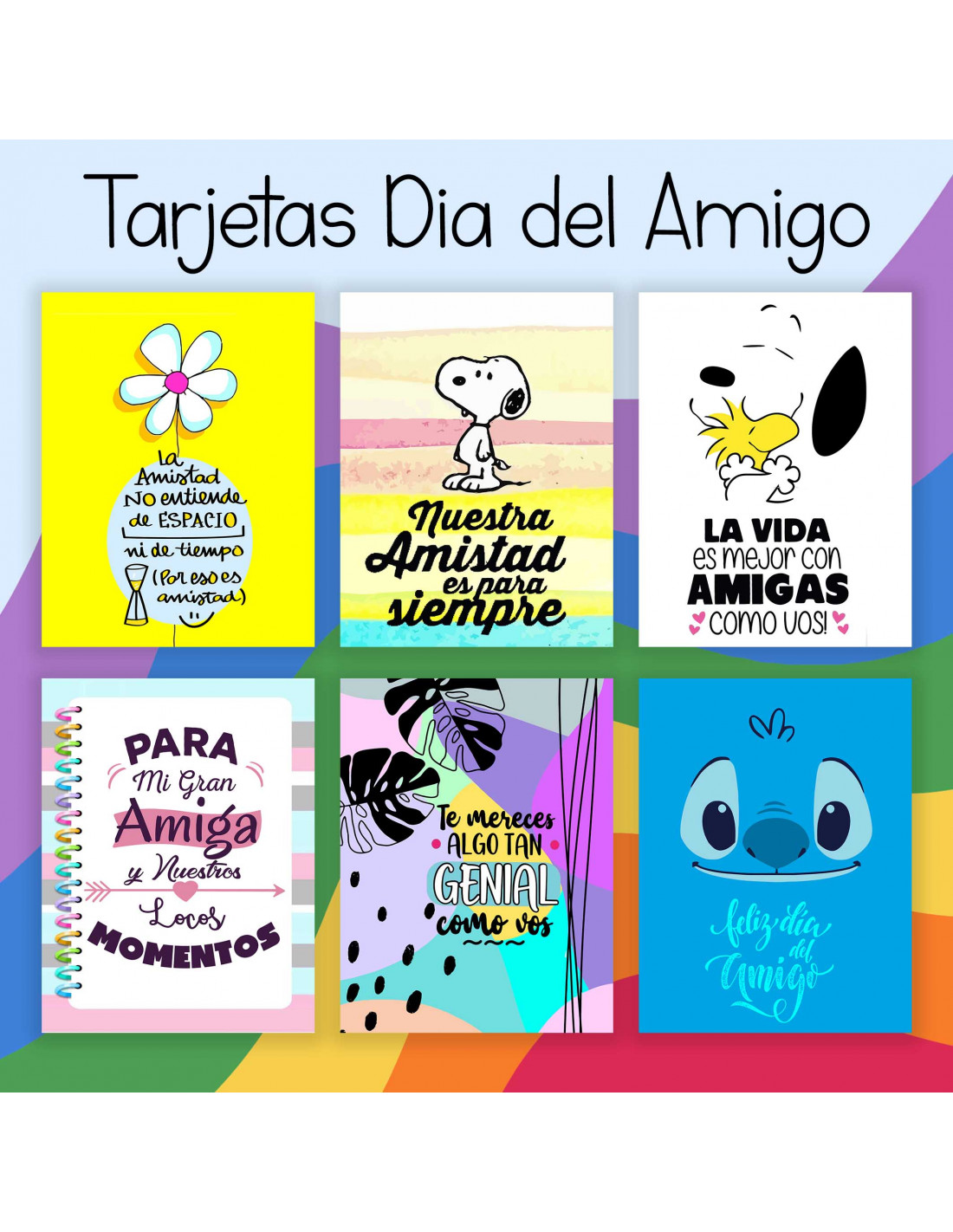 tarjetas amigos