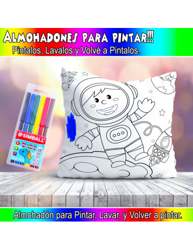 ALMOHADONES PARA COLOREAR