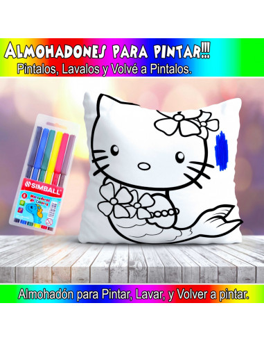 ALMOHADONES PARA COLOREAR