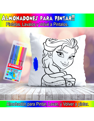 ALMOHADONES PARA COLOREAR
