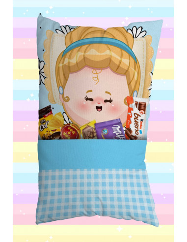 Almohadones bolsillo princesas