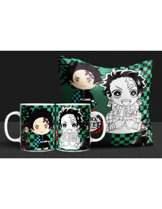 Almohadón + taza demon...