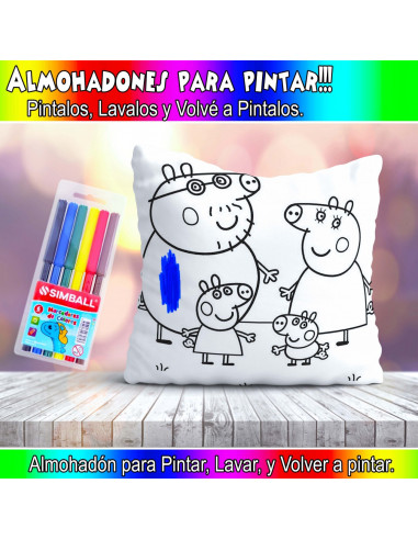 ALMOHADONES PARA COLOREAR