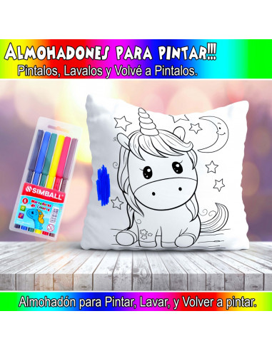 ALMOHADONES PARA COLOREAR