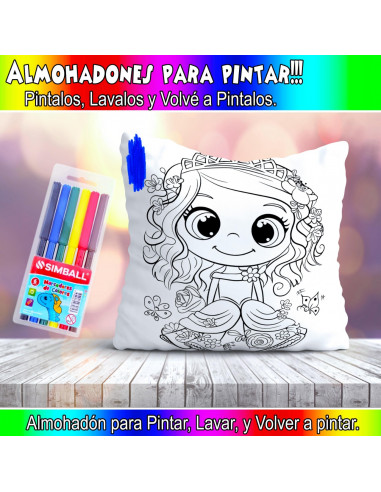 ALMOHADONES PARA COLOREAR