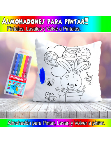 ALMOHADONES PARA COLOREAR