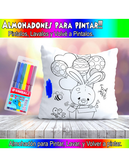 ALMOHADONES PARA COLOREAR