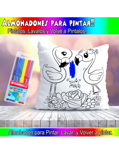 ALMOHADONES PARA COLOREAR