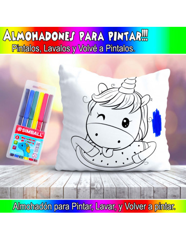 ALMOHADONES PARA COLOREAR