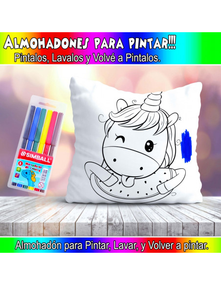 ALMOHADONES PARA COLOREAR