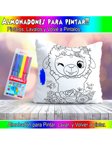 ALMOHADONES PARA COLOREAR