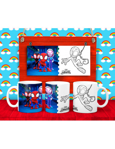 25 DISEÑOS DE TAZAS PARA COLOREAR