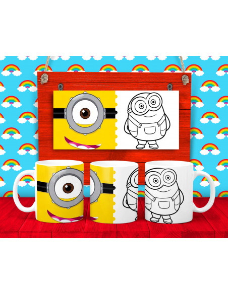 25 DISEÑOS DE TAZAS PARA COLOREAR