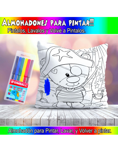 ALMOHADONES PARA COLOREAR