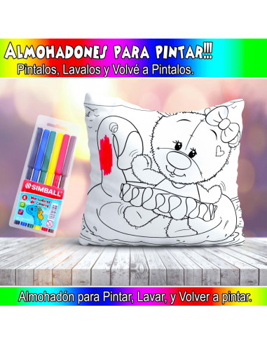 ALMOHADONES PARA COLOREAR