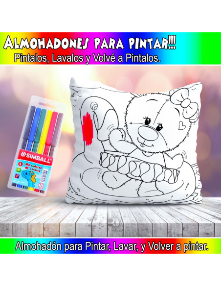 ALMOHADONES PARA COLOREAR