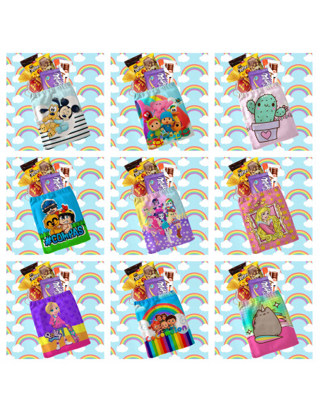 67 diseños para bolsitas infantiles