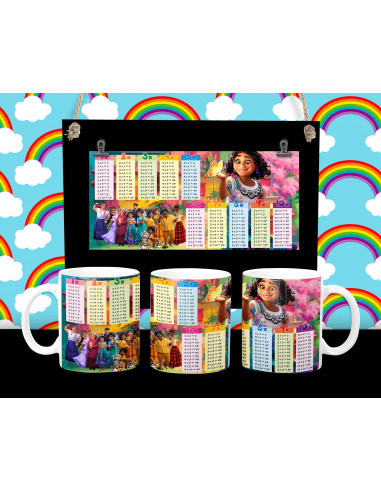 Taza infantiles tabla pack 1