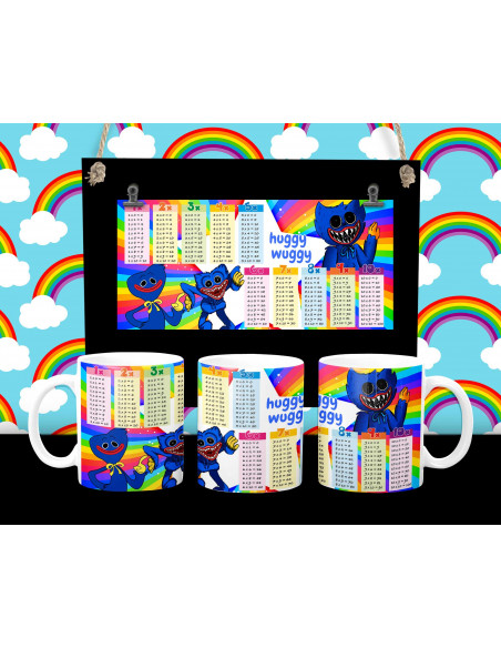 Taza infantiles tabla pack 1