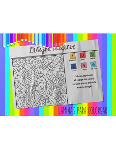 LAMINAS PARA COLOREAR PACK 5 2