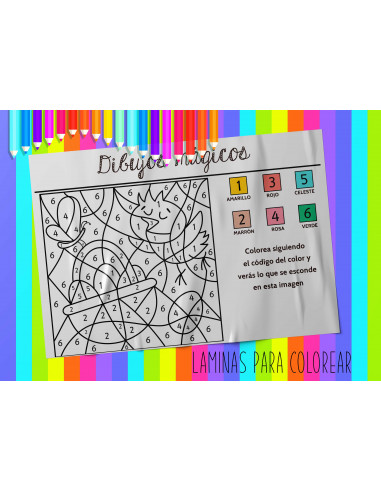 LAMINAS PARA COLOREAR PACK 5