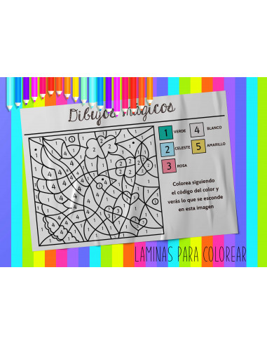 LAMINAS PARA COLOREAR PACK 5