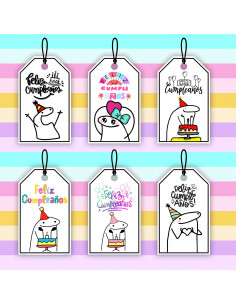 Tag cumpleaños Flork