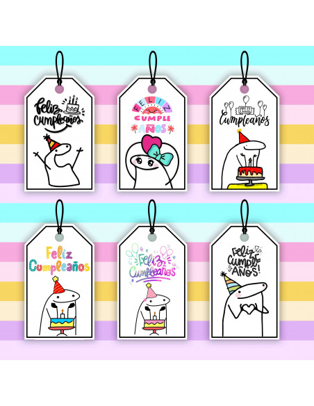 Tag cumpleaños Flork