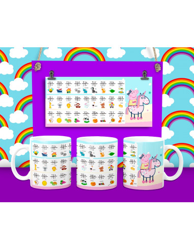 Tazas abc pack 2