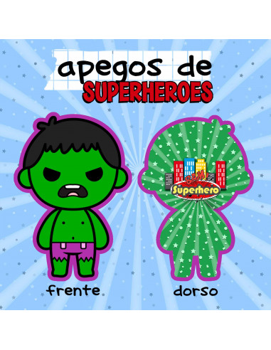 Apego superhéroes Apego superhéroes