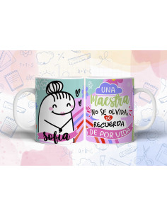 Taza flork día del maestro