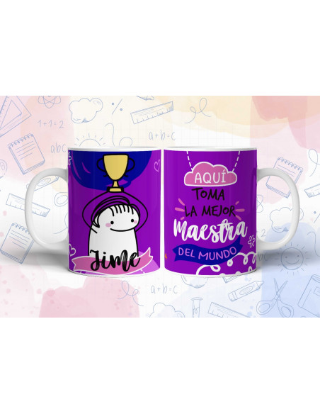 Taza flork día del maestro