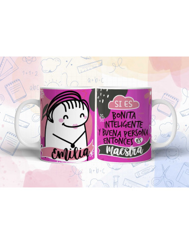 Taza flork día del maestro