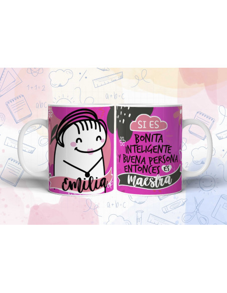 Taza flork día del maestro