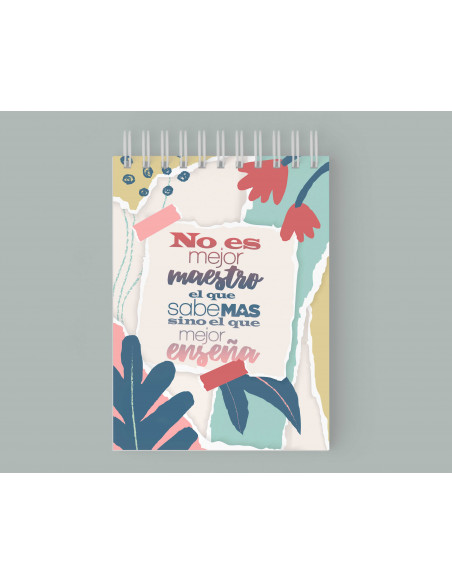 Anotadores día del maestro